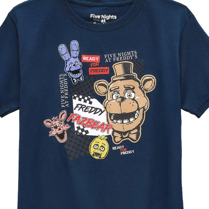 Five Nights At Freddy's Shirt Boy's Ready For Freddy Short Sleeve Tee