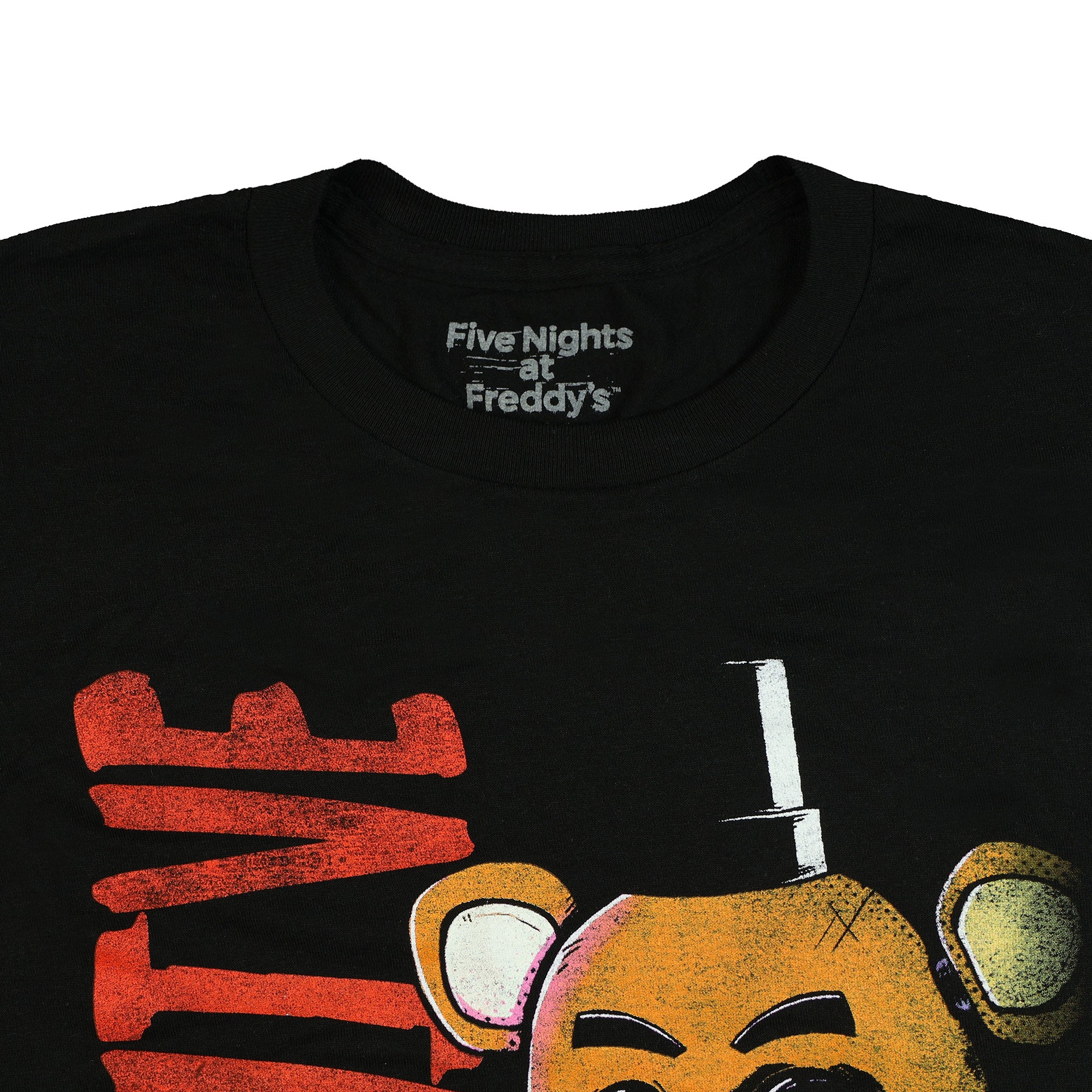 Five Nights At Freddy's Shirt Men's Survive Freddy Fazbear Short Sleeve Top