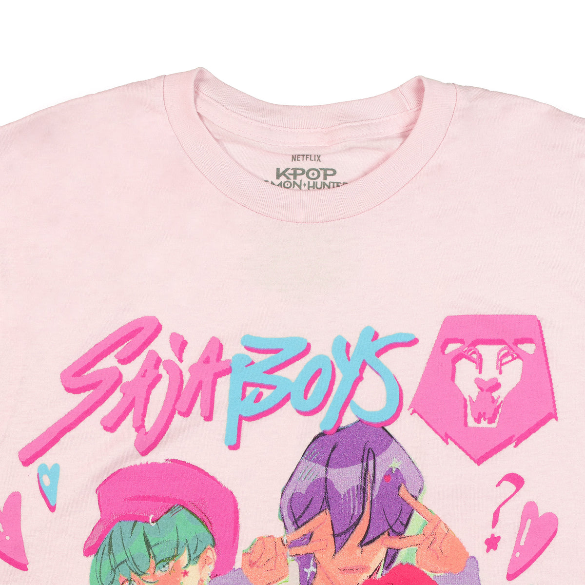 K-Pop Demon Hunters Saja Boys Men's Graphic Short Sleeve T-Shirt