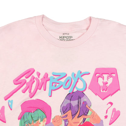 K-Pop Demon Hunters Saja Boys Men's Graphic Short Sleeve T-Shirt