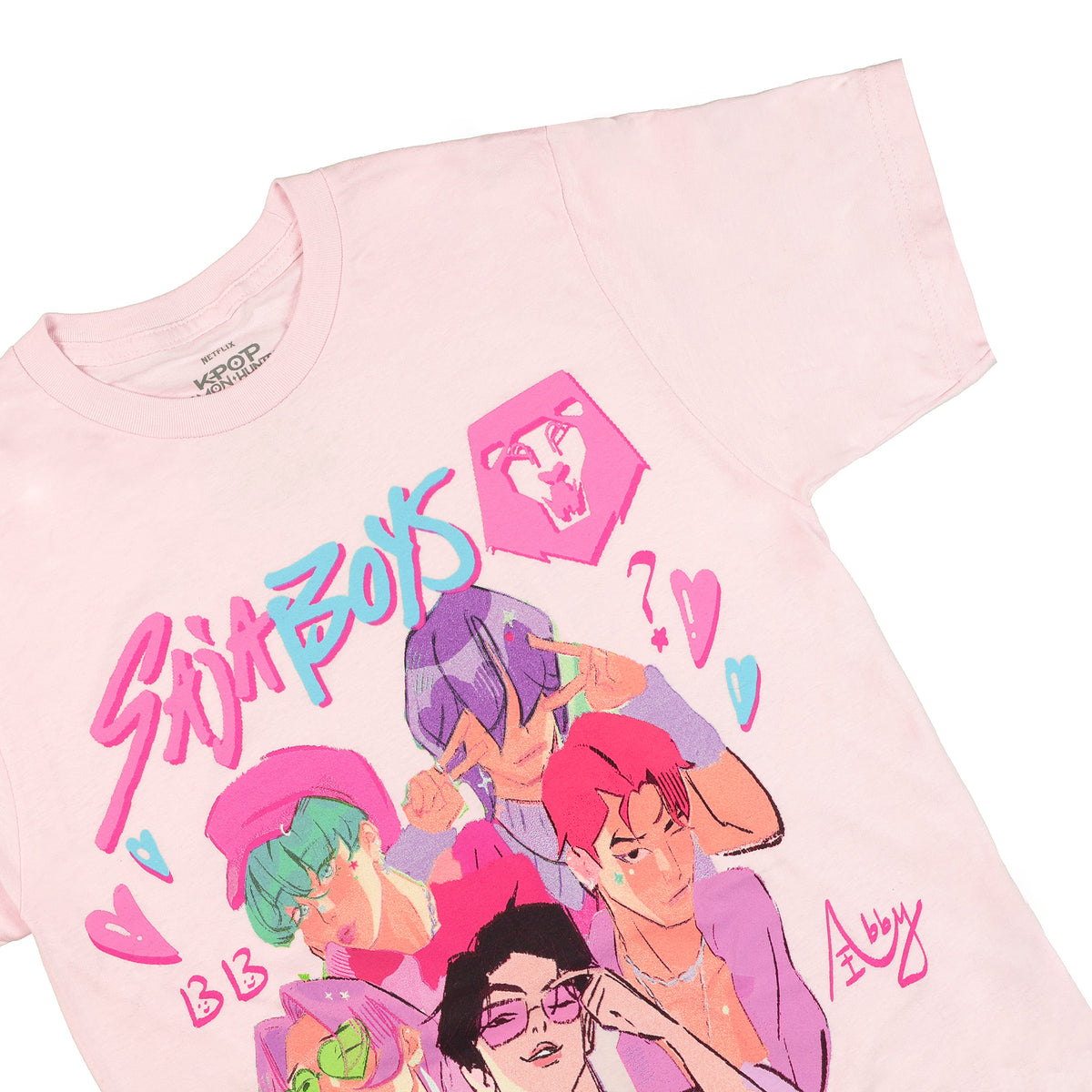 K-Pop Demon Hunters Saja Boys Men's Graphic Short Sleeve T-Shirt
