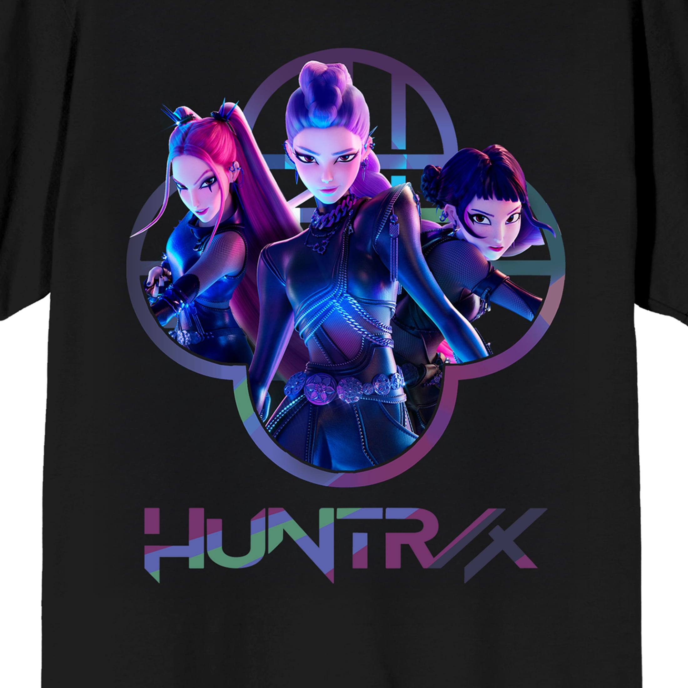 K-Pop Demon Hunters Shirt Men's Huntrix Rumi Mira Zoey Short Sleeve Tee