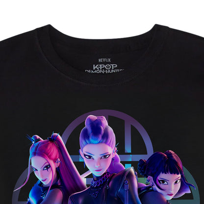 K-Pop Demon Hunters Shirt Men's Huntrix Rumi Mira Zoey Short Sleeve Tee