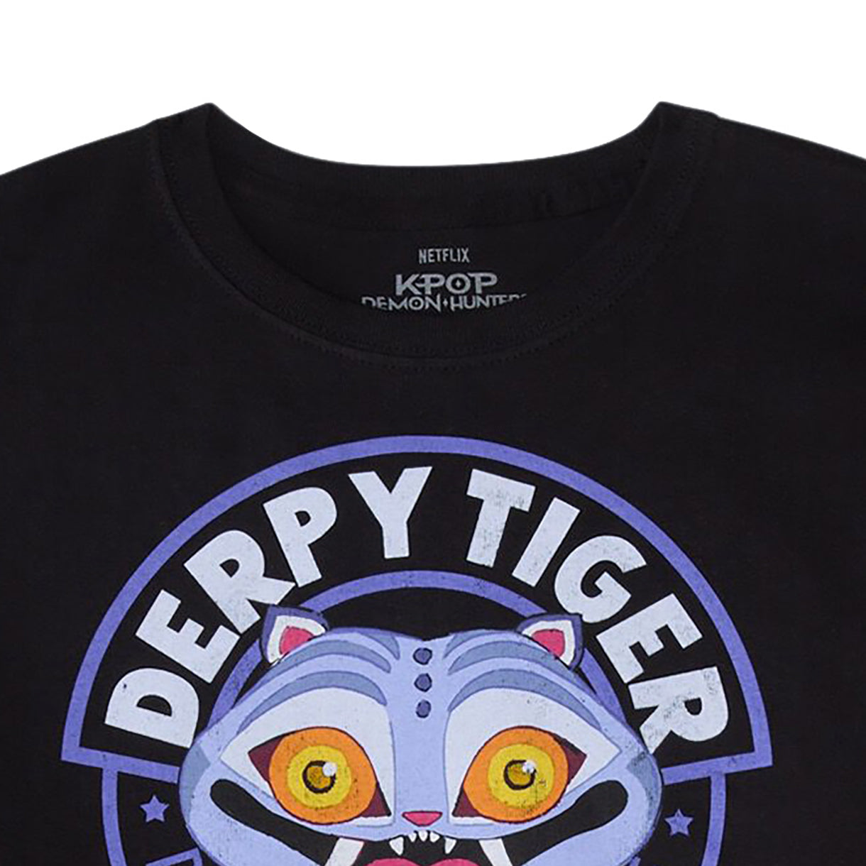 K-Pop Demon Hunters Shirt Men's Derpy Tiger Delivery Short Sleeve Tee