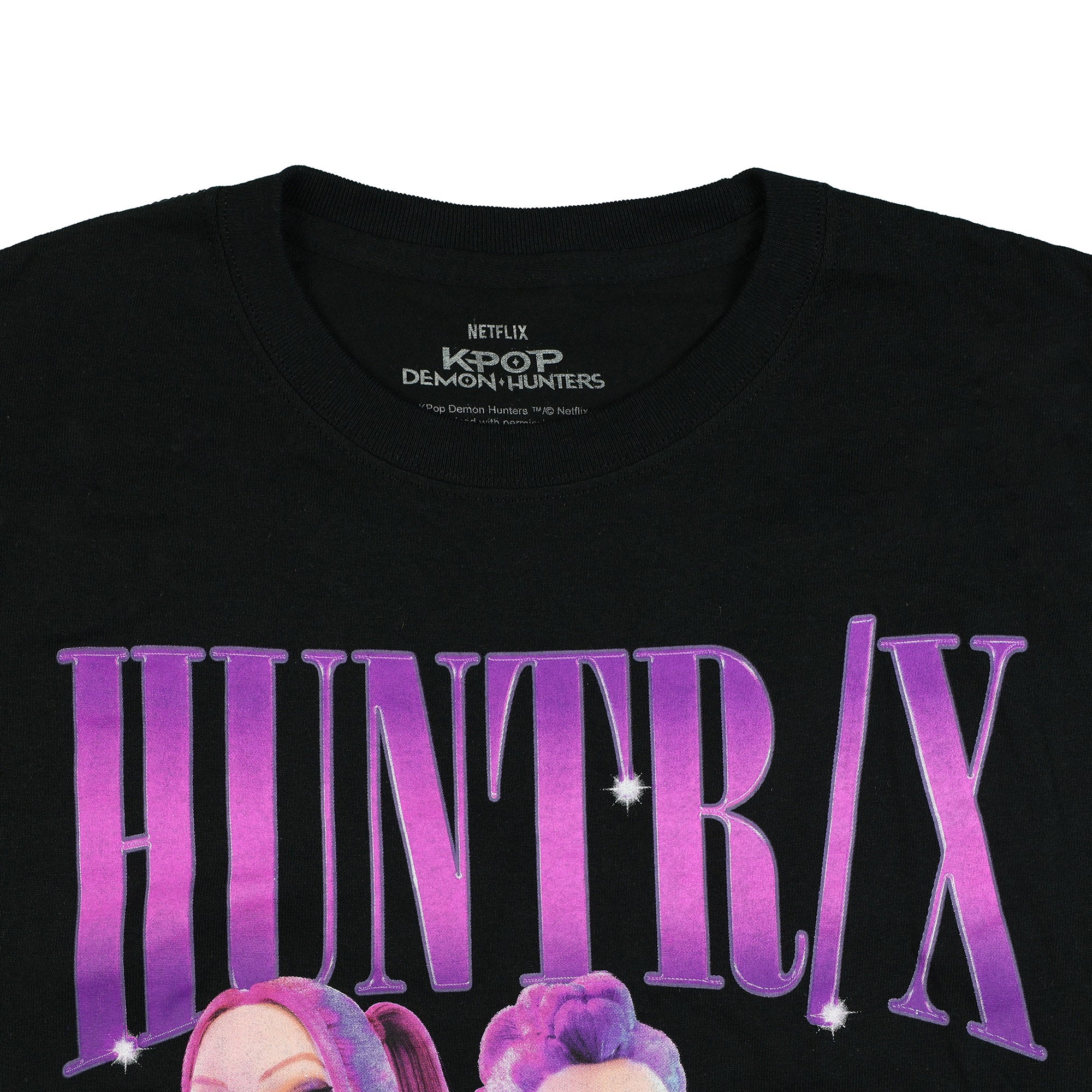 K-Pop Demon Hunters T-Shirt Men's Mira Zoey Rumi Pose Short Sleeve Top