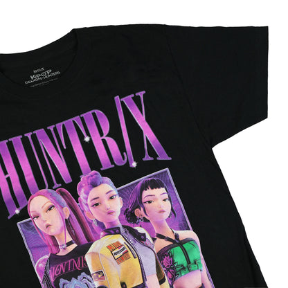 K-Pop Demon Hunters T-Shirt Men's Mira Zoey Rumi Pose Short Sleeve Top