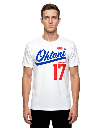 Shohei Ohtani Men's Shirt MVP Ohtani MLB Players #17 Graphic Print T-Shirt