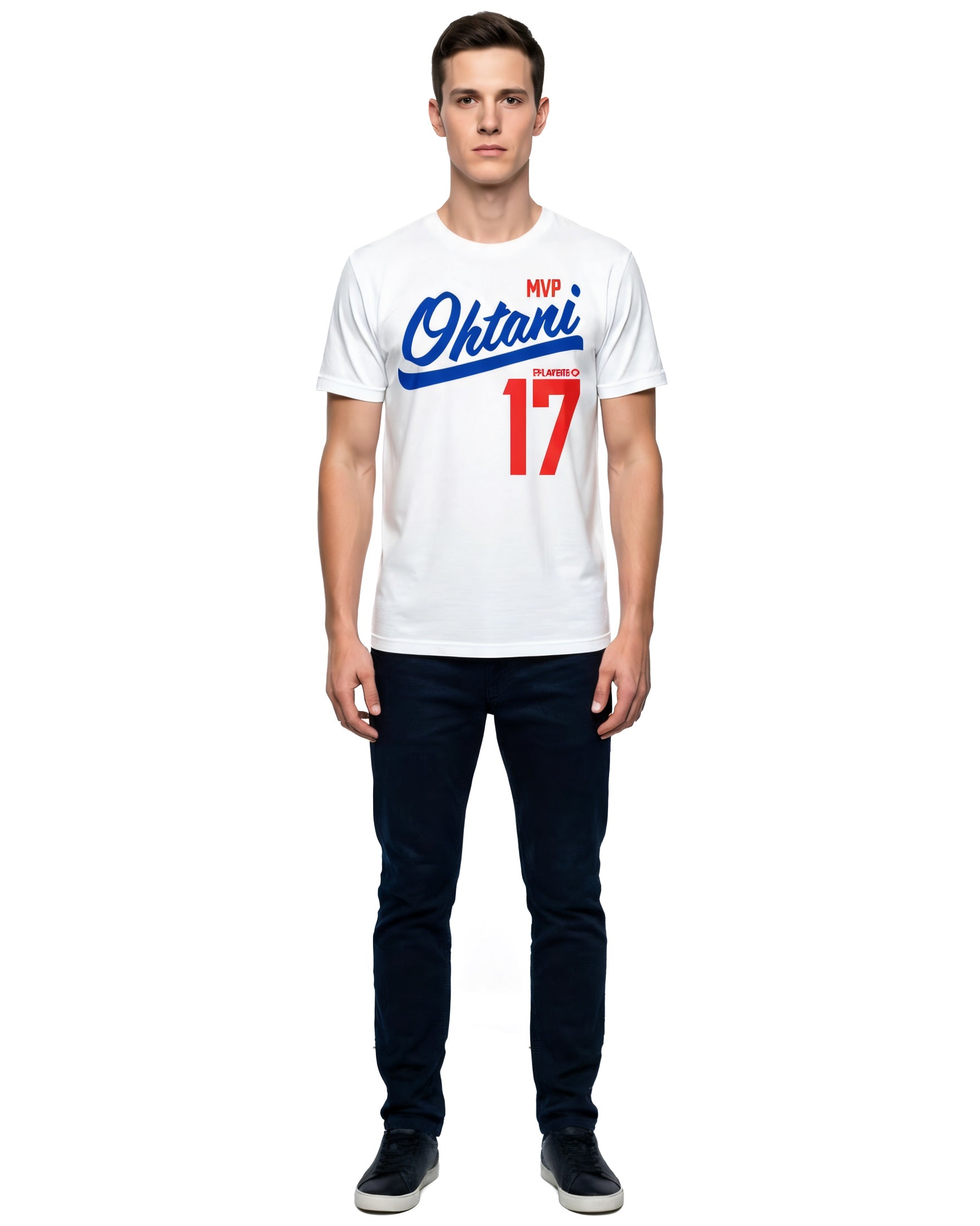 Shohei Ohtani Men's Shirt MVP Ohtani MLB Players #17 Graphic Print T-Shirt