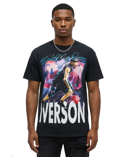Allen Iverson T-Shirt Men's Holding My Own Basketball Short Sleeve Tee