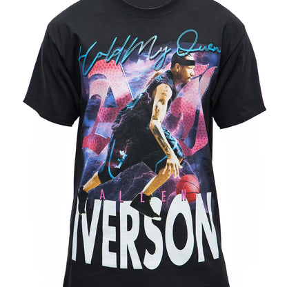 Allen Iverson T-Shirt Men's Holding My Own Basketball Short Sleeve Tee