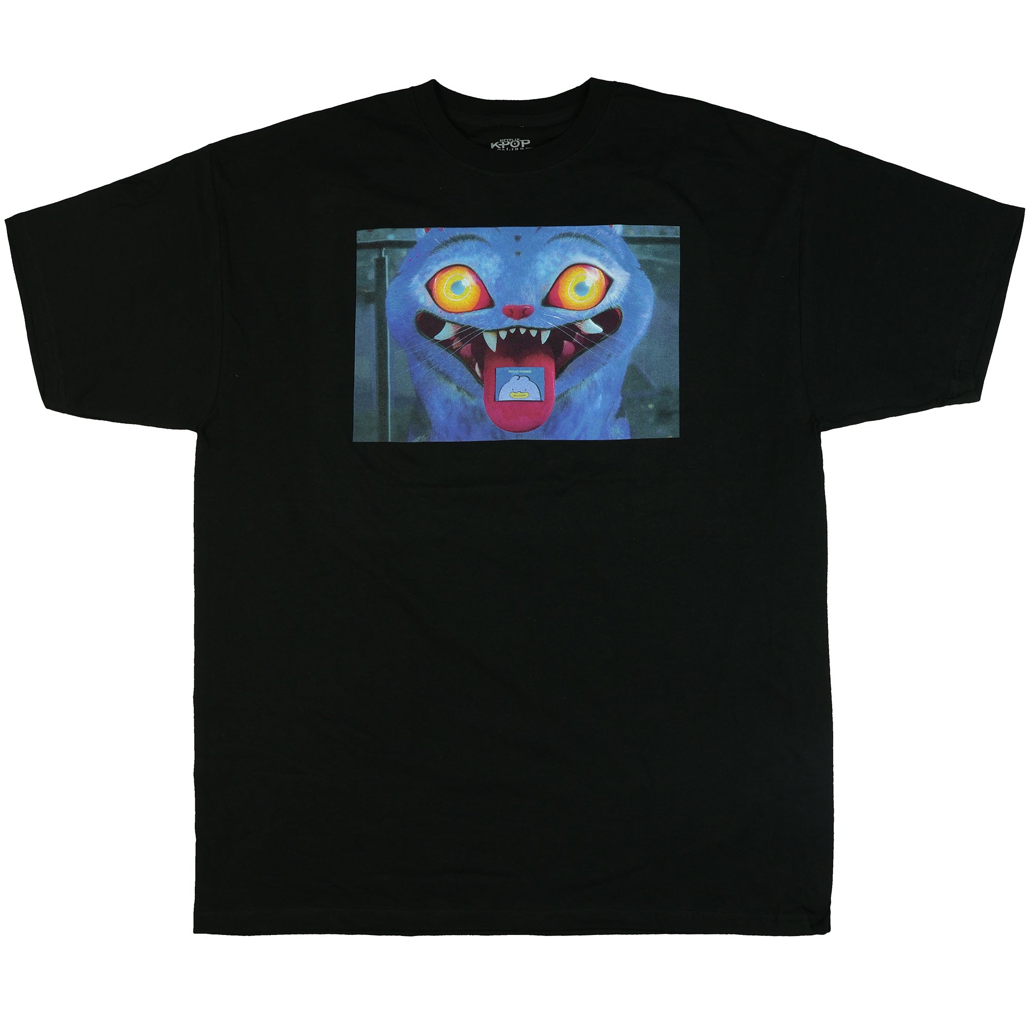 K-Pop Demon Hunters Derpy Tiger Men's Short Sleeve Graphic T-Shirt