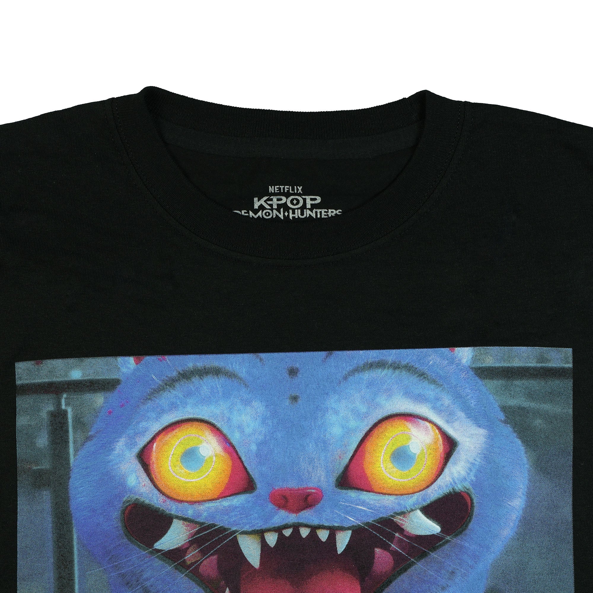 K-Pop Demon Hunters Derpy Tiger Men's Short Sleeve Graphic T-Shirt