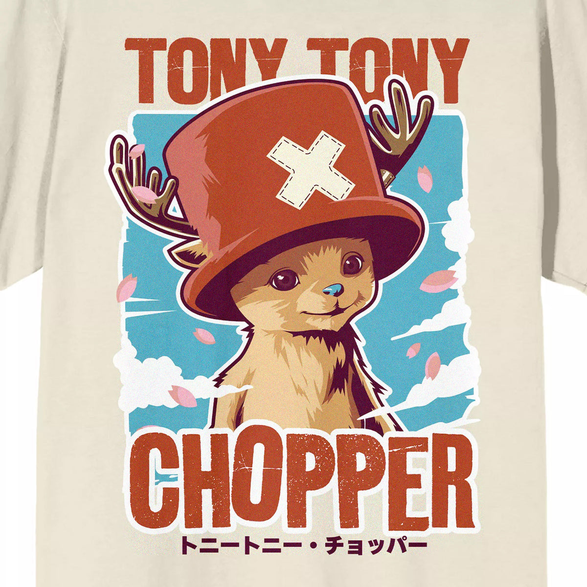 One Piece T-Shirt Men's Dr. Tony Tony Chopper Short Sleeve Graphic Top