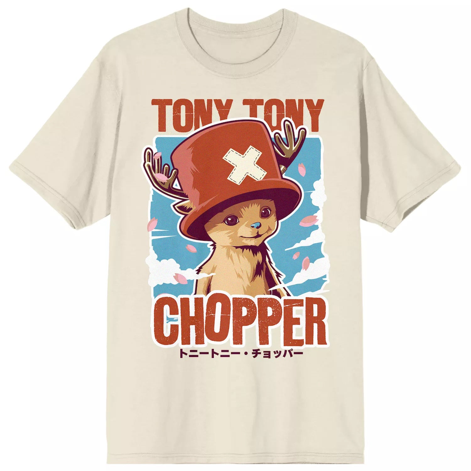One Piece T-Shirt Men's Dr. Tony Tony Chopper Short Sleeve Graphic Top