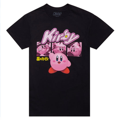 Nintendo Kirby Shirt Men's Video Game Character Poses Short Sleeve Top