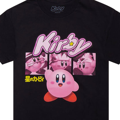 Nintendo Kirby Shirt Men's Video Game Character Poses Short Sleeve Top