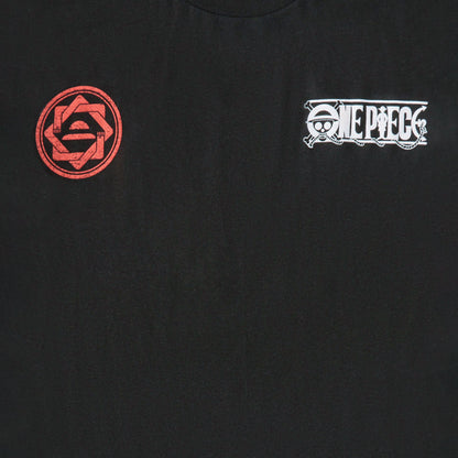 One Piece Shirt Men's Luffy Front and Back Print Short Sleeve Tee