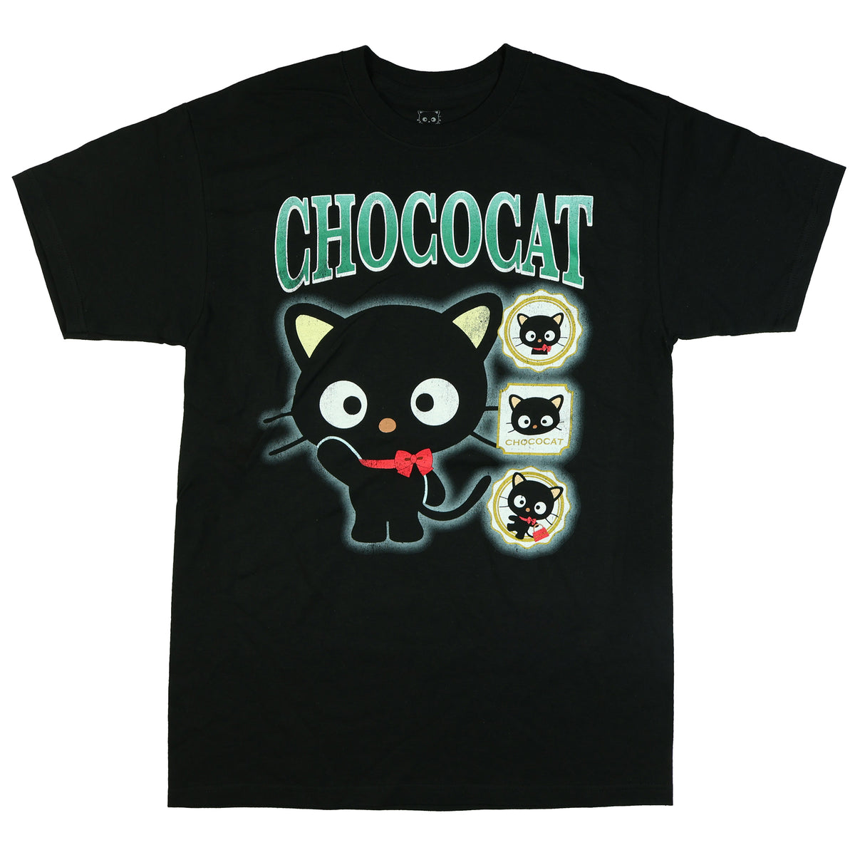 Sanrio Hello Kitty Shirt Men's Chococat Waving Short Sleeve Graphic Tee