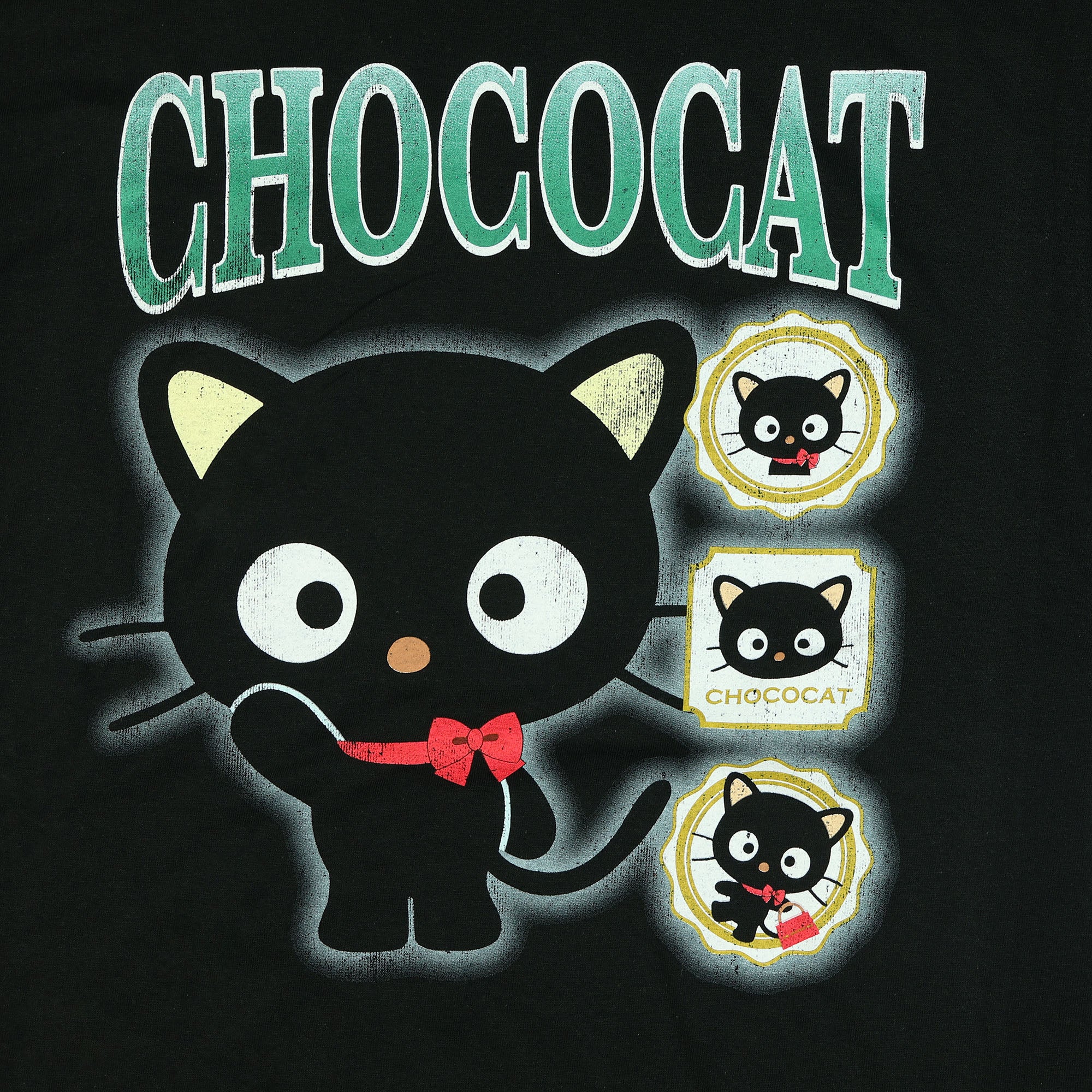 Sanrio Hello Kitty Shirt Men's Chococat Waving Short Sleeve Graphic Tee