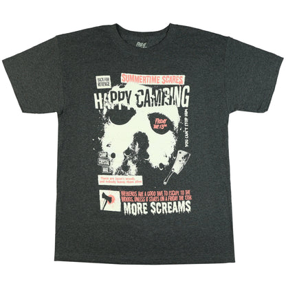 Friday The 13th T-Shirt Men's Summertime Scares Short Sleeve Tee