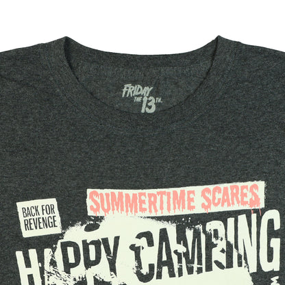 Friday The 13th T-Shirt Men's Summertime Scares Short Sleeve Tee