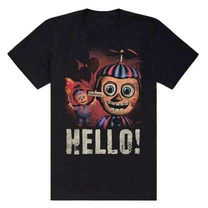 Five Nights At Freddy's Shirt Men's Ballon Boy Hello Short Sleeve Tee