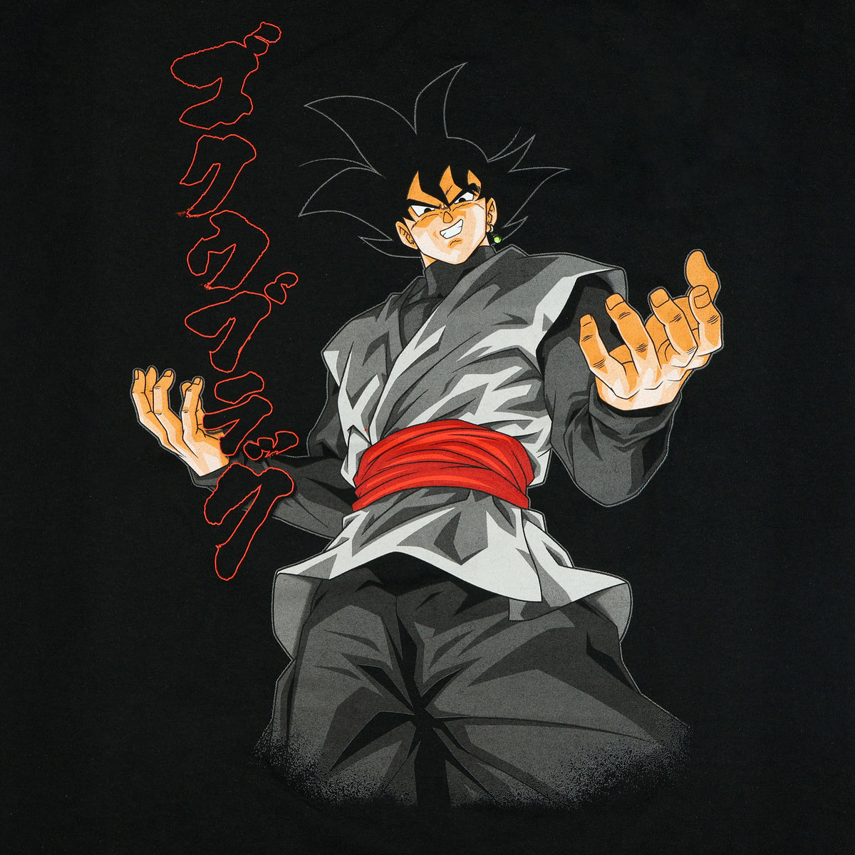 Dragon Ball Z Shirt Men's Goku Wearing Potara Earring Short Sleeve Tee