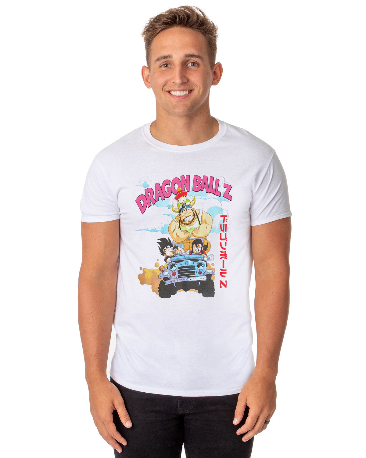 Dragon Ball Z T-Shirt Men's Character Care Ride Short Sleeve Tee