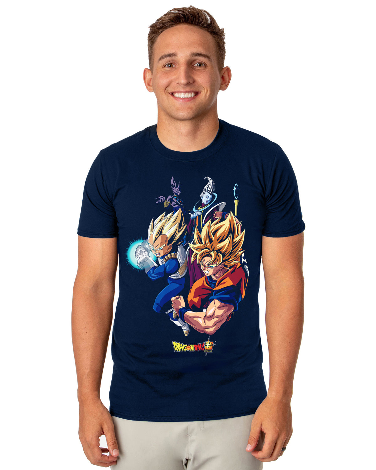 Dragon Ball Z T-Shirt Men's Warrior Surge Short Sleeve Tee