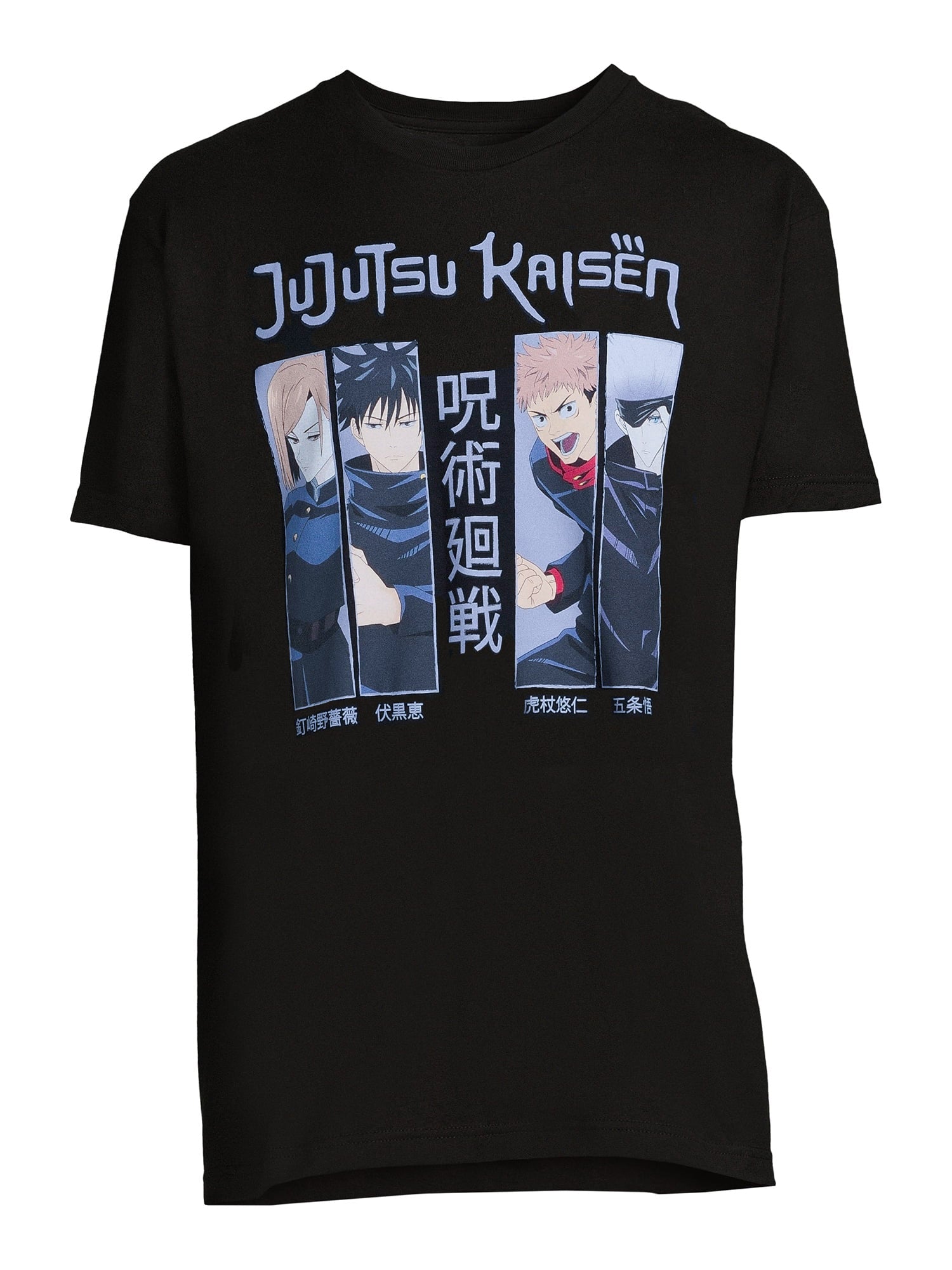 Jujutsu Kaisen Anime Men’s T-Shirt Yuji Itadori Megumi Fushiguro Short Sleeve