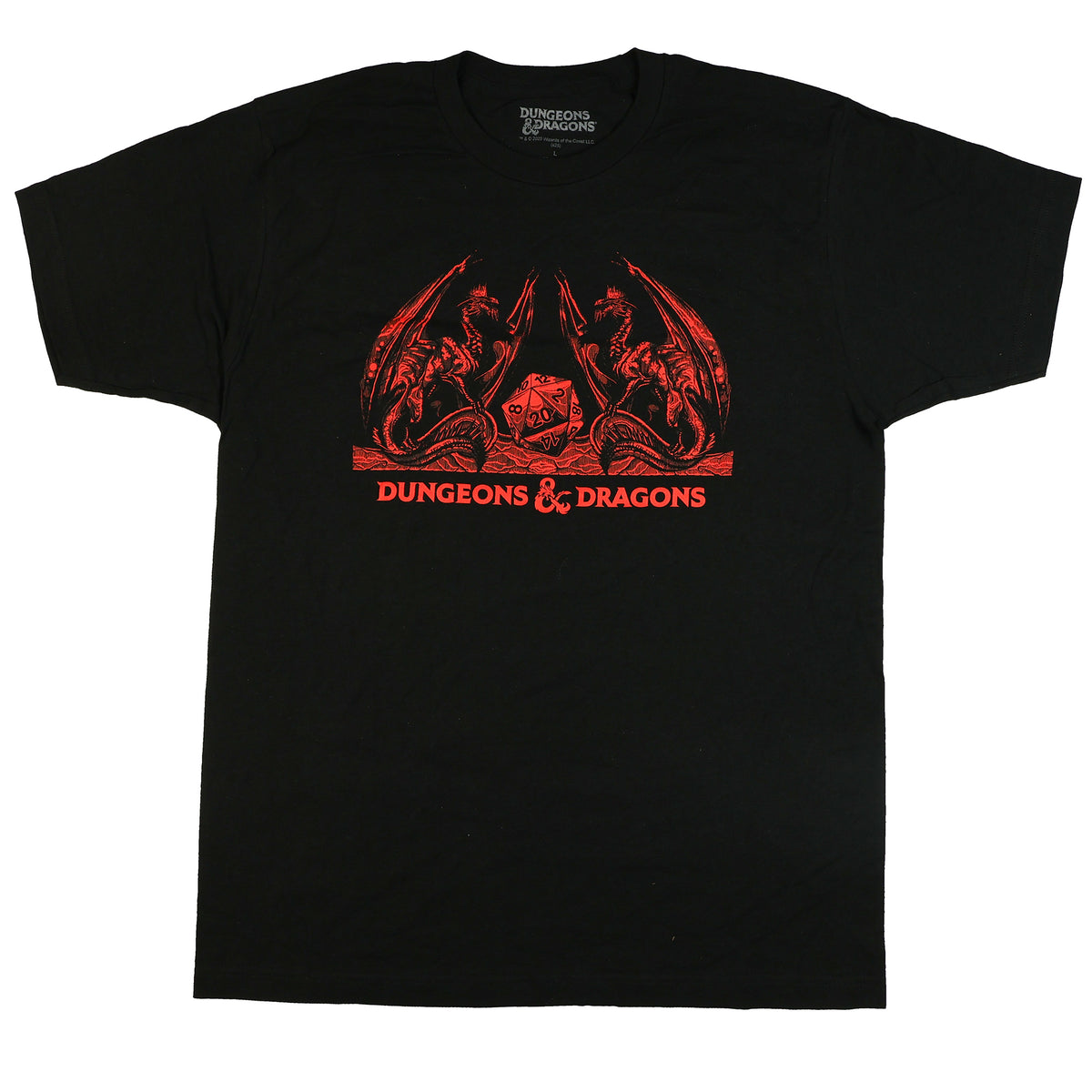 Dungeons And Dragons Shirt Men's Dice and Dragons Face Off Short Sleeve Tee
