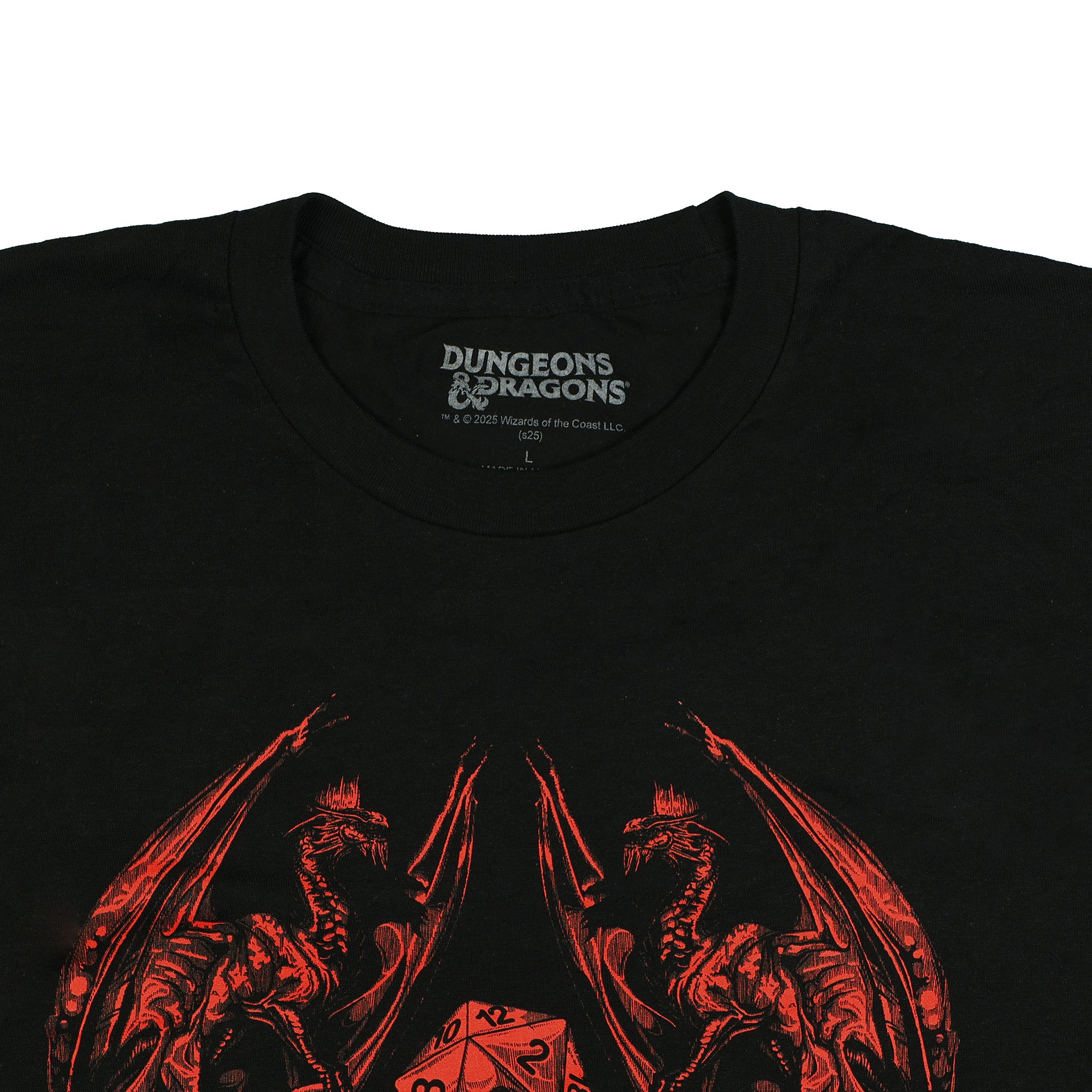 Dungeons And Dragons Shirt Men's Dice and Dragons Face Off Short Sleeve Tee
