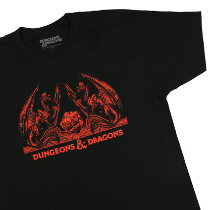 Dungeons And Dragons Shirt Men's Dice and Dragons Face Off Short Sleeve Tee