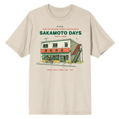 Sakamoto Days Shirt Men's Legendary Hitman Front Back Print Short Sleeve Tee