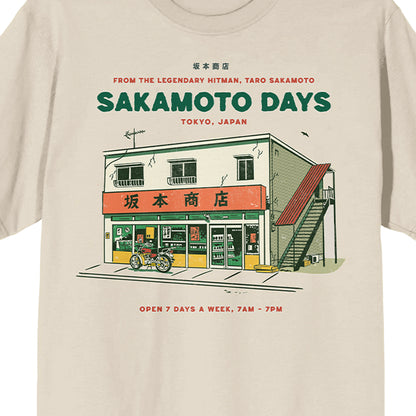Sakamoto Days Shirt Men's Legendary Hitman Front Back Print Short Sleeve Tee