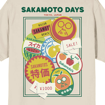 Sakamoto Days Shirt Men's Legendary Hitman Front Back Print Short Sleeve Tee