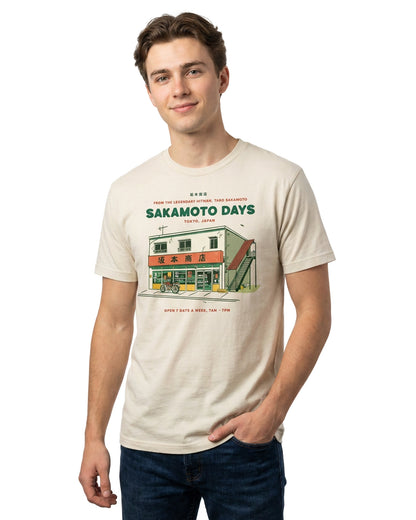 Sakamoto Days Shirt Men's Legendary Hitman Front Back Print Short Sleeve Tee