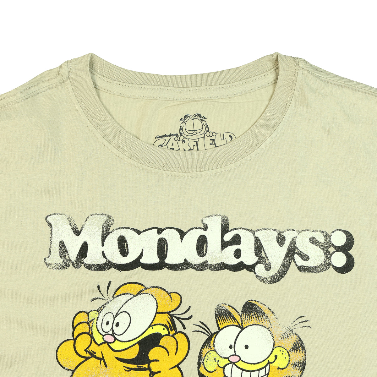 Garfield T-Shirt Men's Monday's Distressed Expressions Short Sleeve Top