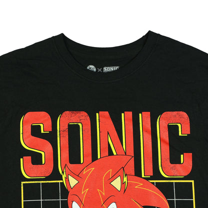 DC Comics Sonic The Hedgehog Shirt Men's The Flash Short Sleeve Top