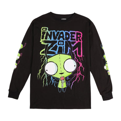 Invader Zim Shirt Men's Gir In Dog Suit Long Sleeve Graphic Top