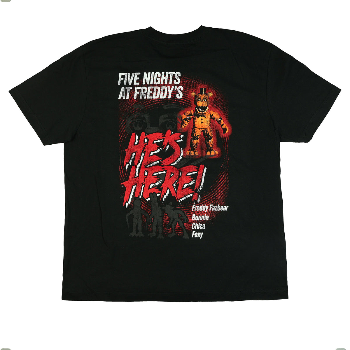 Five Nights at Freddy's T-Shirt Men's Survive Game Over Short Sleeve Tee