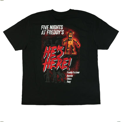 Five Nights at Freddy's T-Shirt Men's Survive Game Over Short Sleeve Tee