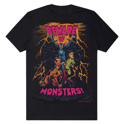 Scooby-Doo T-Shirt Men's Beware of Monsters Short Sleeve Tee