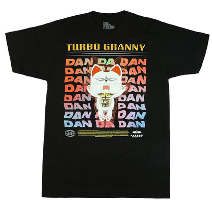 Dandadan T-Shirt Men's Turbo Granny Anime Short Sleeve Graphic Top