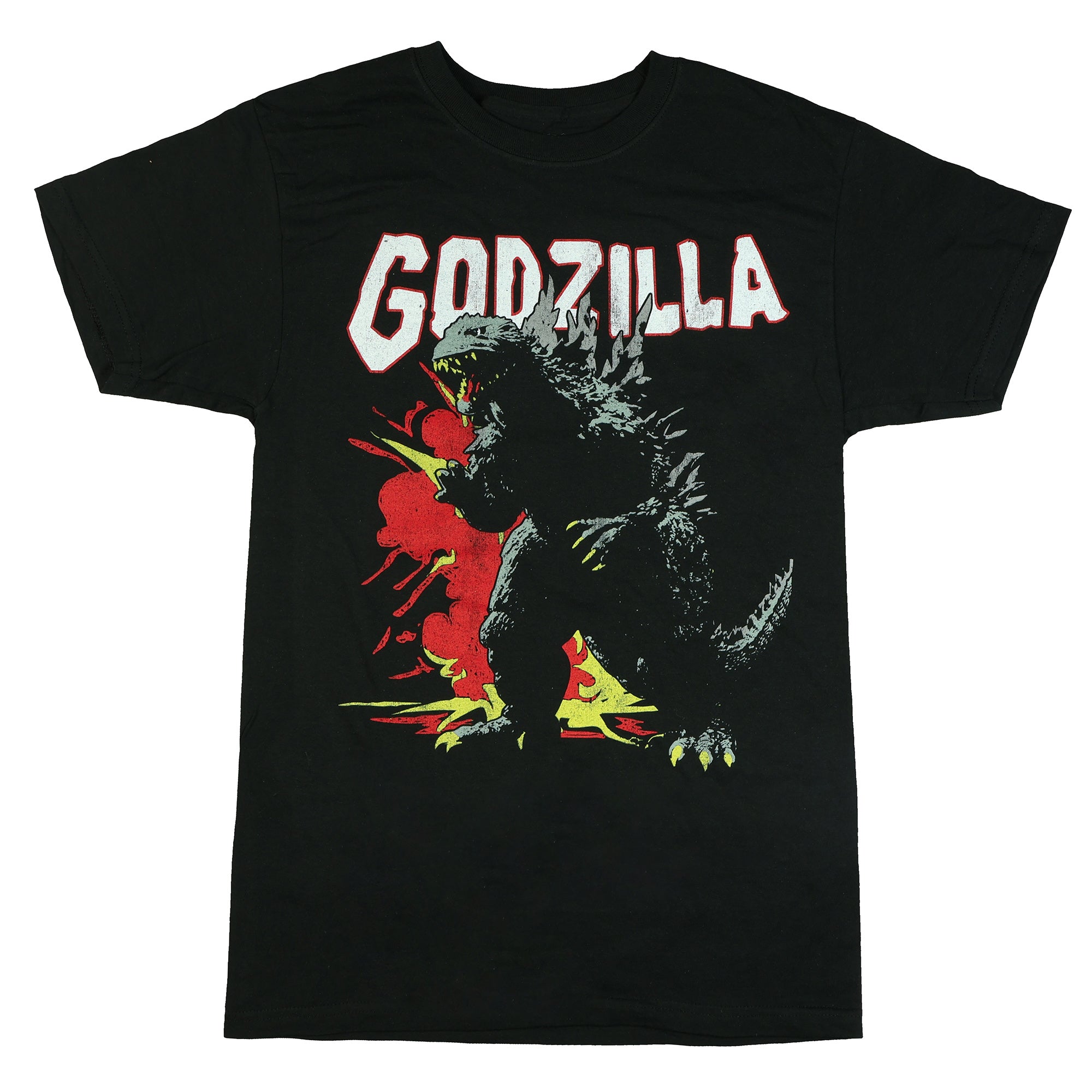 Godzilla T-Shirt Men's Giant Monster Destruction Short Sleeve Tee