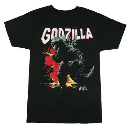 Godzilla T-Shirt Men's Giant Monster Destruction Short Sleeve Tee