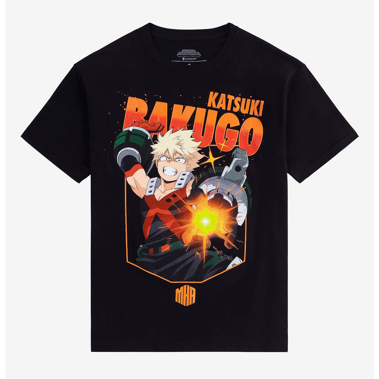 My Hero Academia T-Shirt Men's Katsuki Bakugo Jumbo Print Short Sleeve Tee