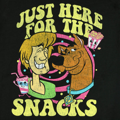 Scooby-Doo Just Here For Snacks Men's Graphic Short Sleeve Tee