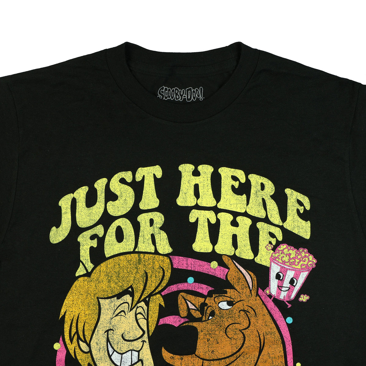 Scooby-Doo Just Here For Snacks Men's Graphic Short Sleeve Tee
