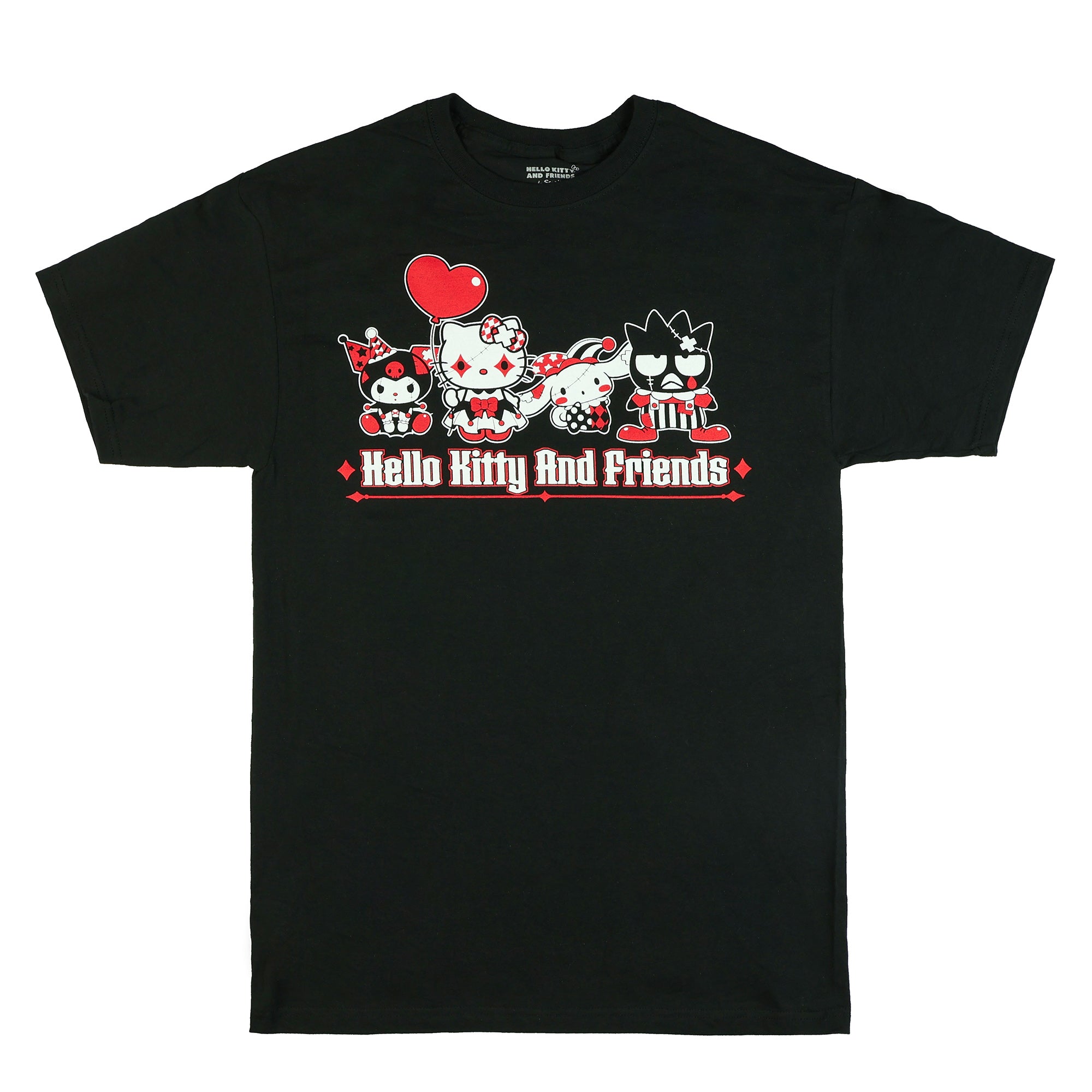 Hello Kitty and Friends T-Shirt Men's Carnival Crew Short Sleeve Tee